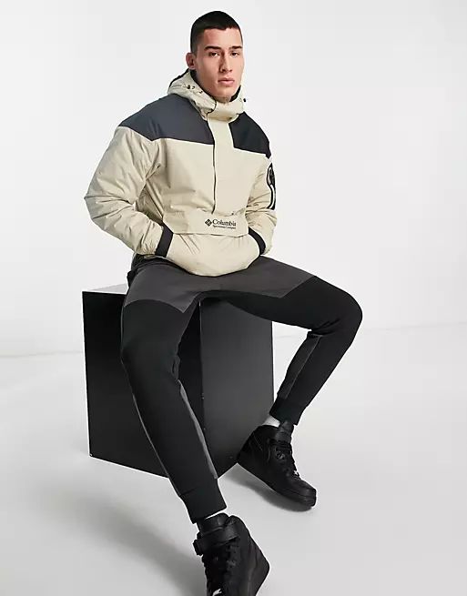 Columbia Challenger Pullover jacket in beige | ASOS (Global)