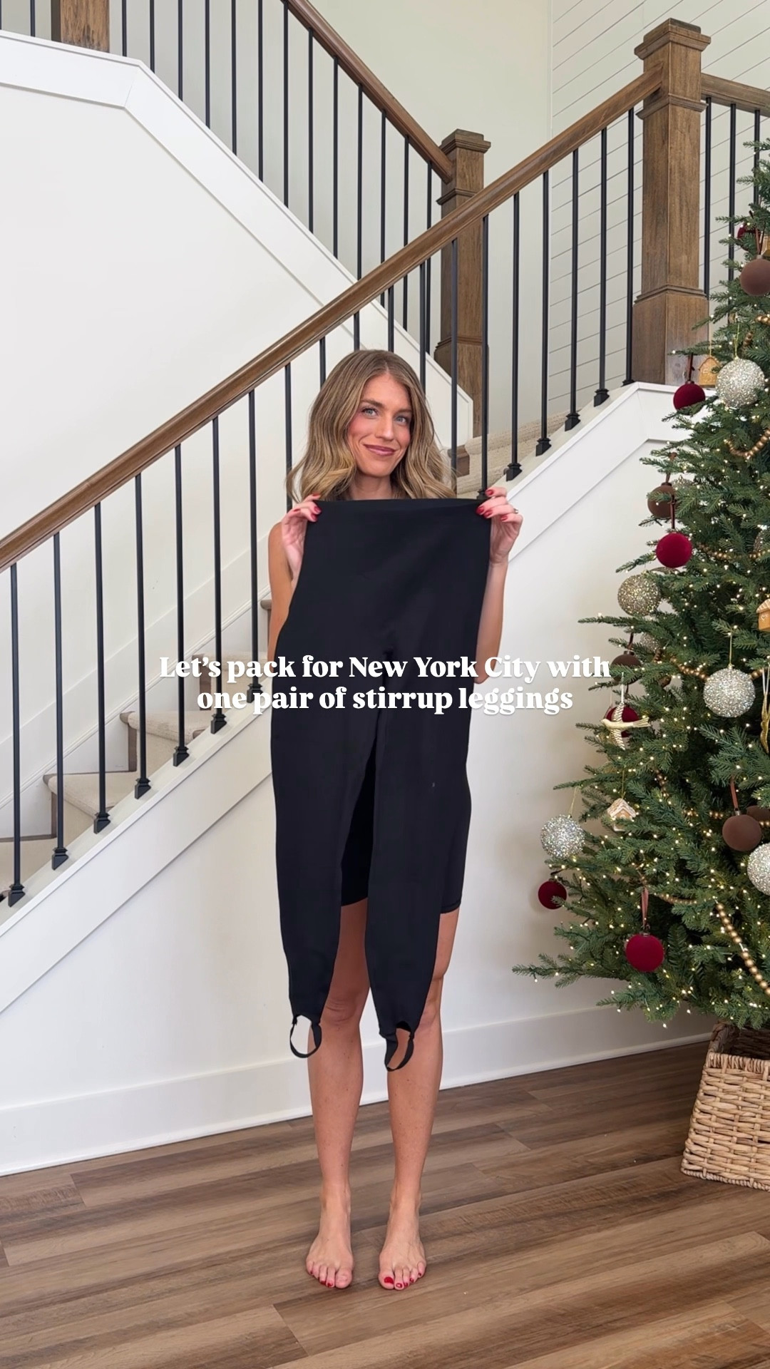 Ways to wear stirrup leggings! They come in tall sizes!!!! Sized up to medium tall for bump but no need to size up if you are not pregnant! Stretchy and so comfy! 
Mediums in all tops except small In tan turtlneck sweater
Medium tall in coat and 6/medium in blazer
Denim shirt runs oversized 



Spanx, Thanksgiving outfits, New York city outfit, bump friendly, tall girl friendly, tall inseams, long inseams

#LTKSeasonal #LTKHoliday #LTKTall