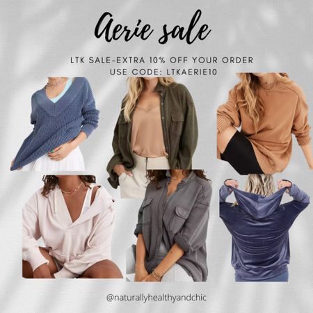 Aerie sale! All things cozy. Sweaters. Waffle. Velor.  All bump friendly ! #LTKCon #LTKSale

#LTKsalealert #LTKstyletip #LTKunder50 #LTKbump #LTKSeasonal