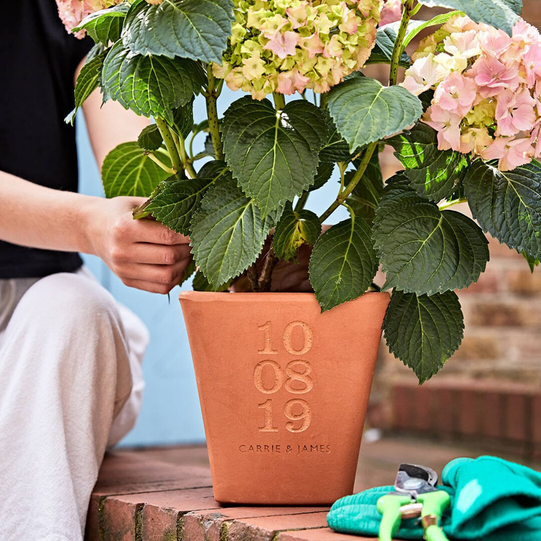 Personalised Special Date Terracotta Plant Pot, Personalized Gift, Father's Day, New Home, Custom... | Etsy (UK)