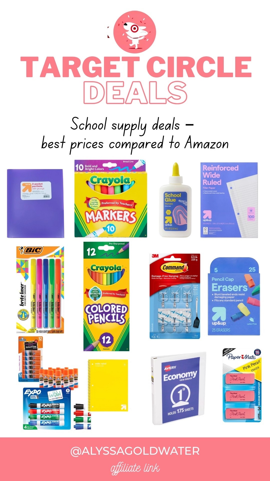 I compared prices for school supplies between Target and Amazon, and these are some of the things I’d recommend getting at Target to save! Lots are on sale now for Target Circle Week too!

#LTKSeasonal #LTKSaleAlert #LTKKids