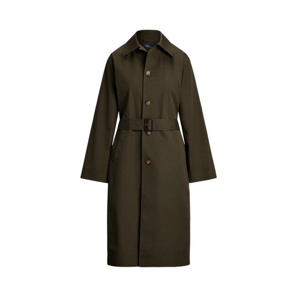 Water-Resistant Twill Long Car Coat | Ralph Lauren (UK)