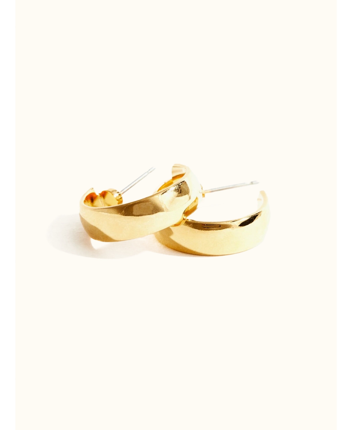 Able Stride Hoops, 18k Gold Plated - 18k gold plated | Macy's
