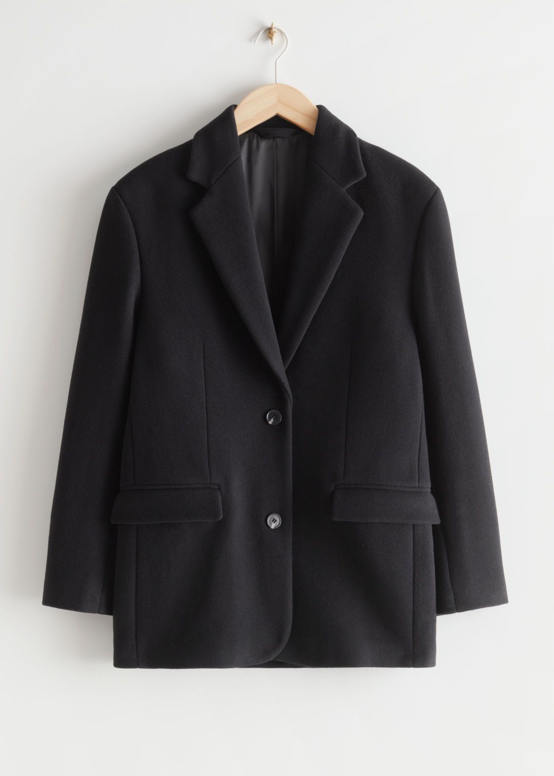 Oversized Straight Wool Blazer | & Other Stories US