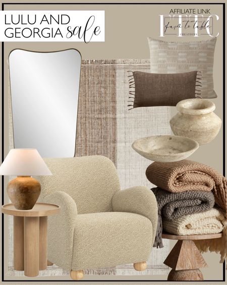 Lulu and Georgia Memorial Day Sale. Follow @farmtotablecreations on Instagram for more inspiration.

Memorial Day Savings with 20% off Site Wide. Domenico Marble Bowl. Olema Handwoven Throw. Roy Linen Pillow. Sabriel Handwoven Indoor / Outdoor Rug. Baird Accent Chair. Delta Side Table. Leighton Indoor / Outdoor Pillow. Ayla Table Lamp. Belvoir Mirror. Edoardo Decorative Vase. Living Room Decor. Decor Sales. Furniture Sales. Home Sales. 





#LTKFindsUnder50 #LTKHome #LTKSaleAlert