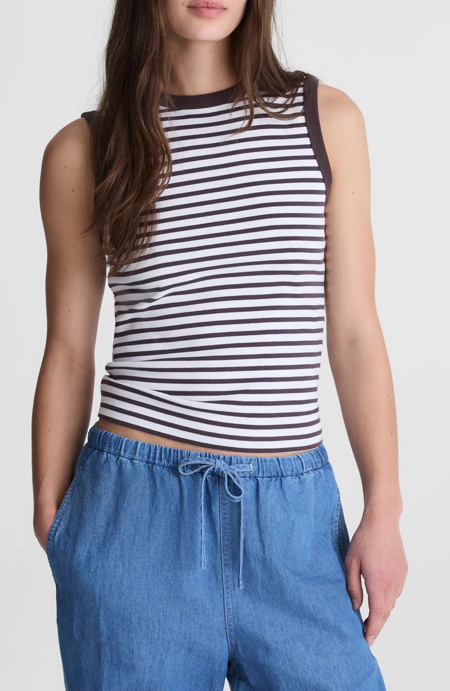 The '90s Compact Cotton Shell Tank | Nordstrom