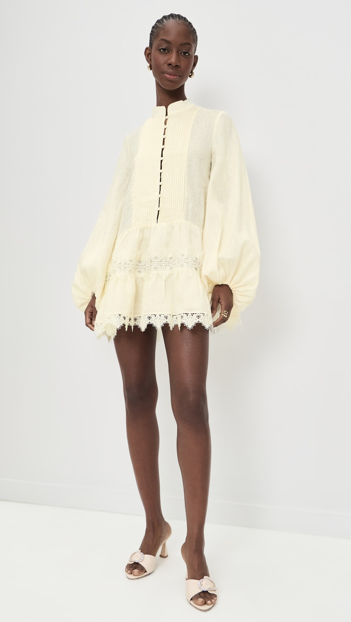 Antonia Lace Trim Mini Dress | Shopbop