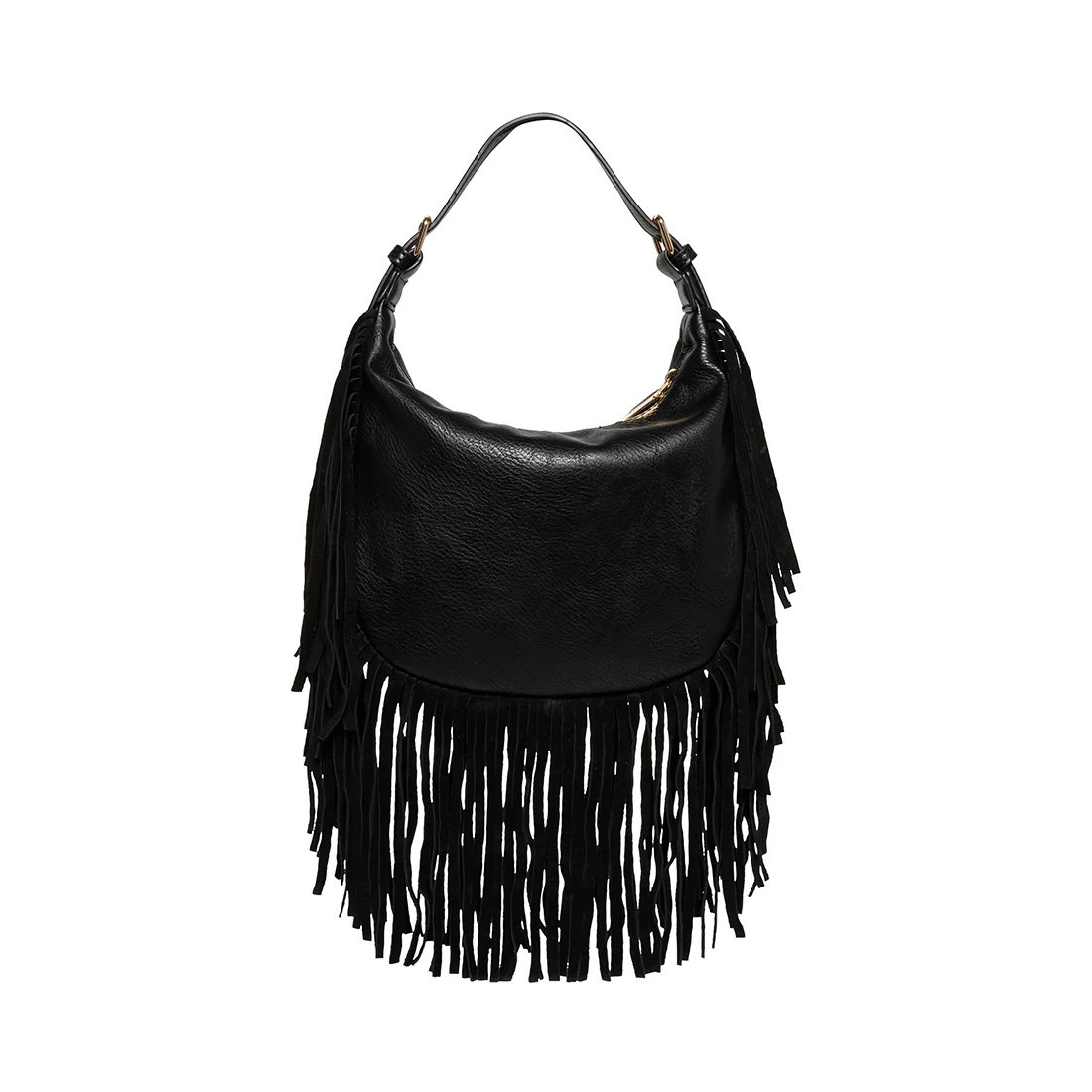 MINI FRINGE BAG BLACK | Steve Madden (US)