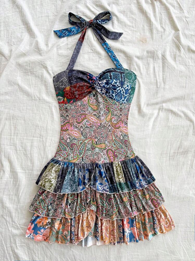 Floral pleated Dress | SHEIN