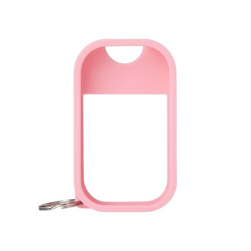 Touchland Hand Sanitizer Mist Case 1FL. OZ., Protective and Stylish Hand Sanitizer Spray Accessory, Silicone Case with Keyring, Bubblegum Pink | Amazon (US)