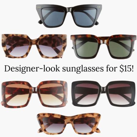 Designer look for less sunglasses! Nice quality and only $15

#LTKfindsunder50 #LTKSeasonal #LTKstyletip