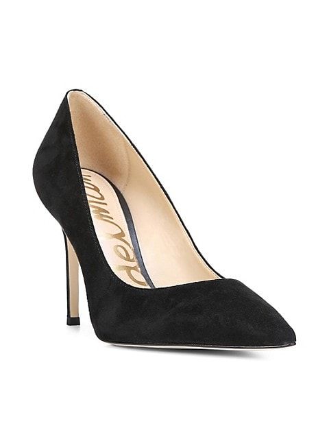 Sam Edelman Hazel Suede Point Toe Pumps | Saks Fifth Avenue