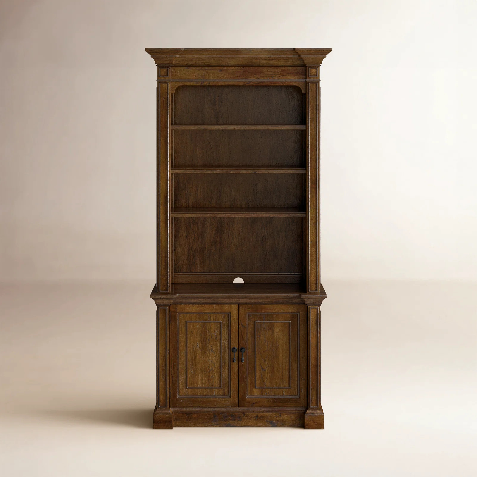 Archivist 85.5" H x 42" W Solid Wood Standard Bookcase | Birch Lane