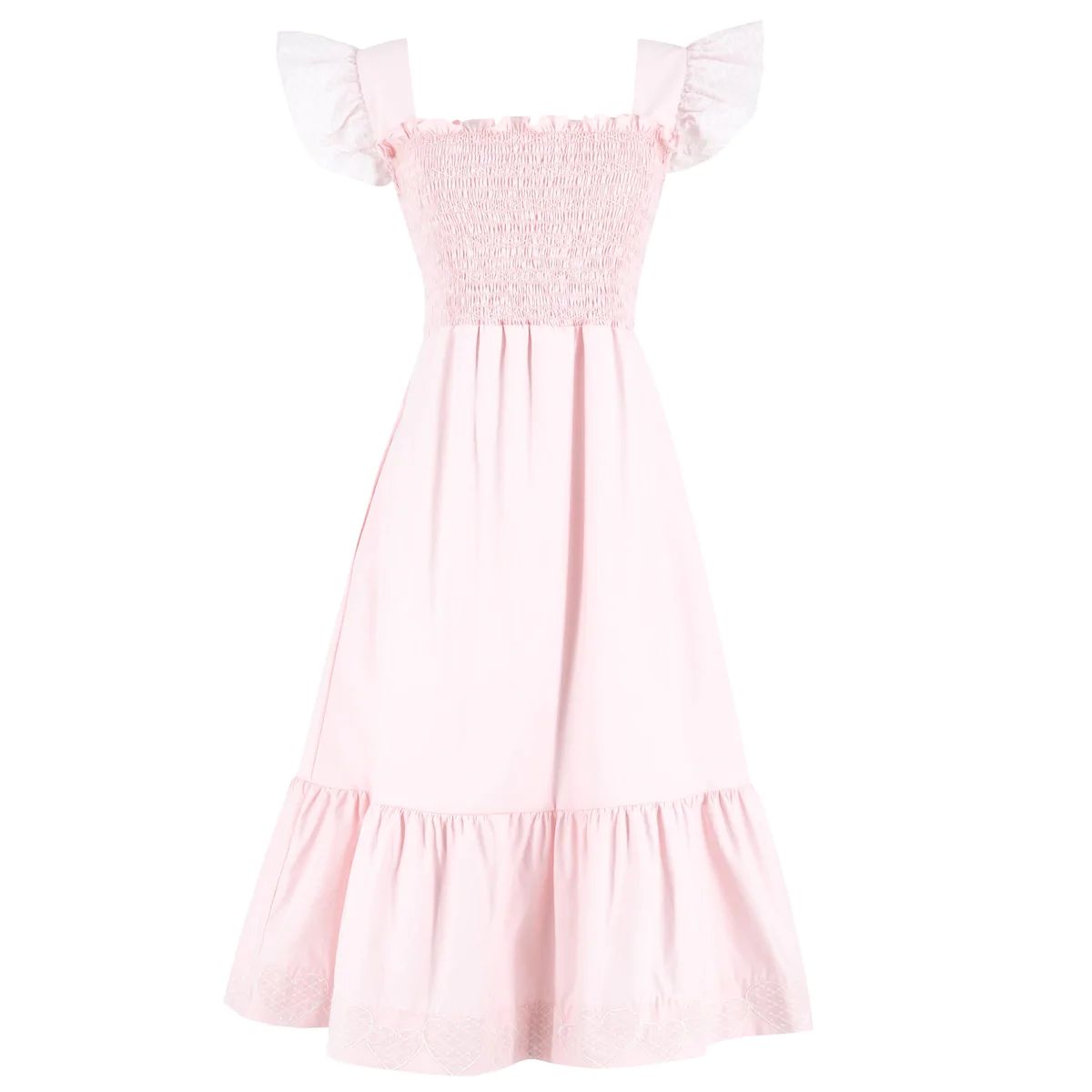 Women's Heart Blush Rose Dress | Dondolo