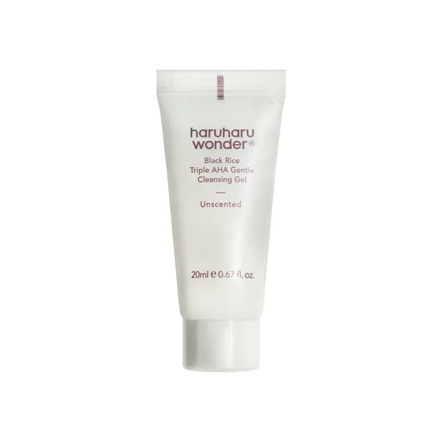 haruharu wonder - Black Rice Triple AHA Gentle Cleansing Gel Mini | YesStyle.com