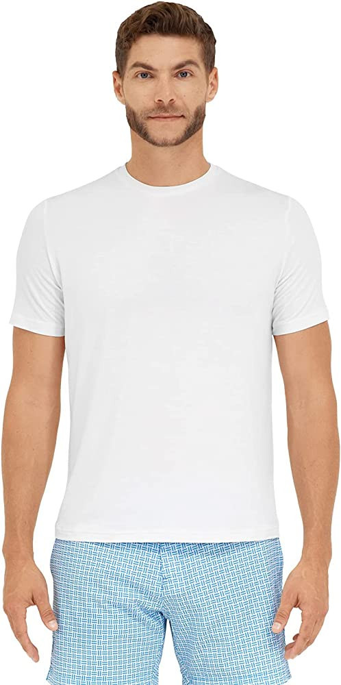 Somewhere Sunny Men's UPF 50+ Bamboo Everyday T-Shirt | Buttery-Soft Crewneck, UV Sun Protection | Amazon (US)