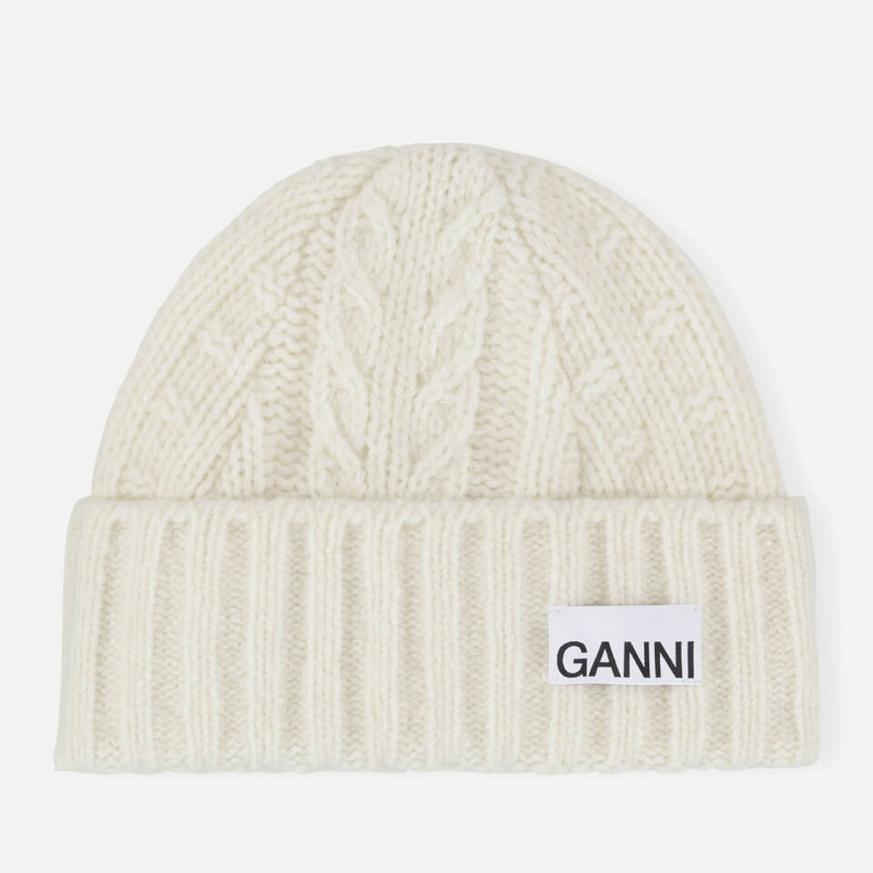 Ganni Cable-Knit Beanie Hat | Mybag.com (Global) 