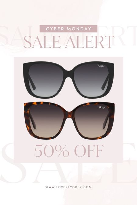 Quay sunglasses are 50% off! This style is Loverly Grey’s favorite!

#LTKCyberweek #LTKsalealert #LTKunder50