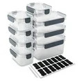 Thyme & Table 18 Piece Food Storage Container Set, Blue | Walmart (US)