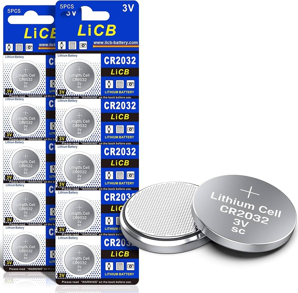 LiCB CR2032 3V Lithium Battery(10-Pack) | Amazon (US)