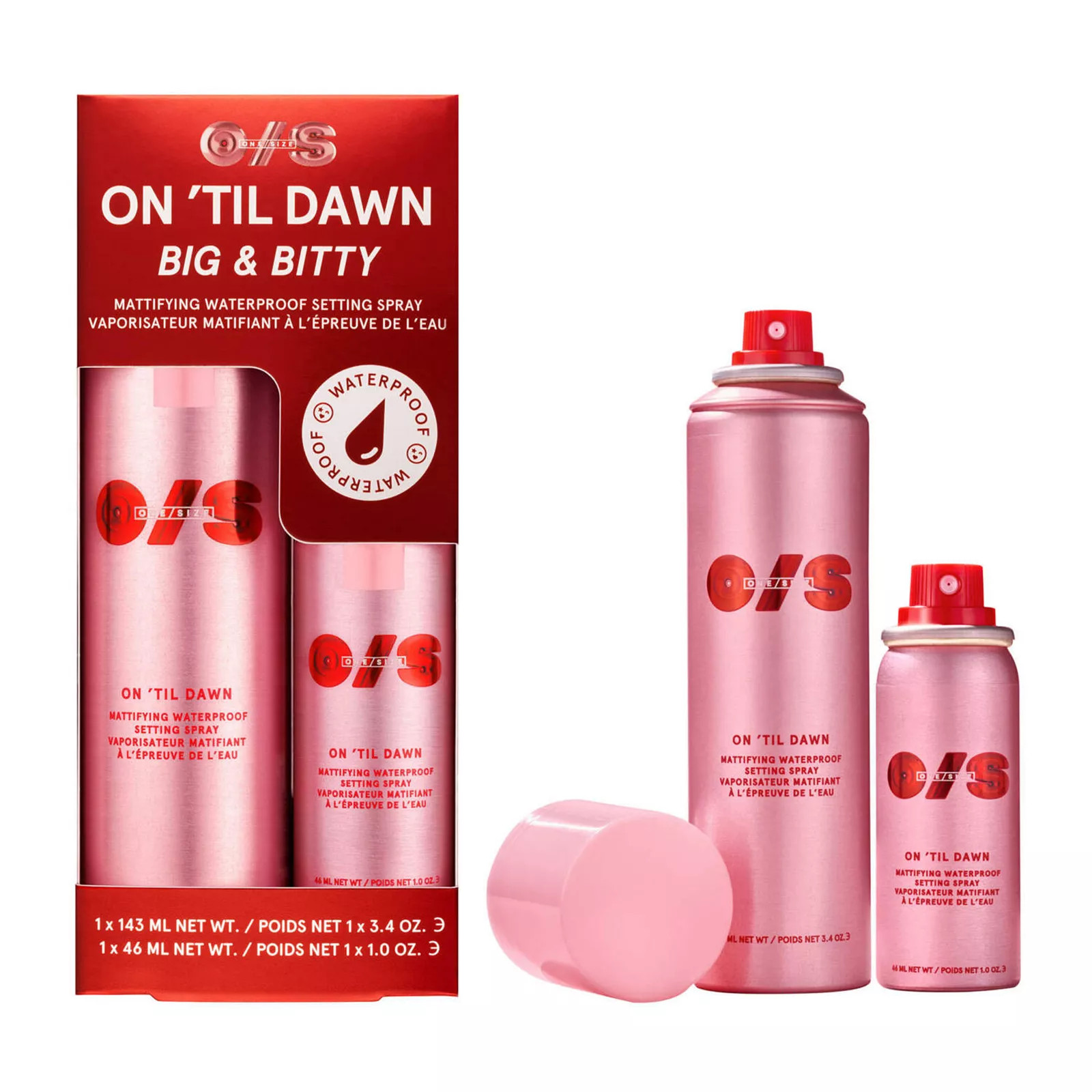 ONE/SIZE by Patrick Starrr On 'Til Dawn Mattifying Waterproof Setting Spray Big & Bitty Duo, Size: 4.4 FL Oz, None | Kohl's