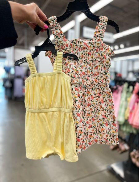 Easy spring summer toddler girl outfit one piece romper tank top with jellies 

#LTKsalealert #LTKstyletip #LTKfamily