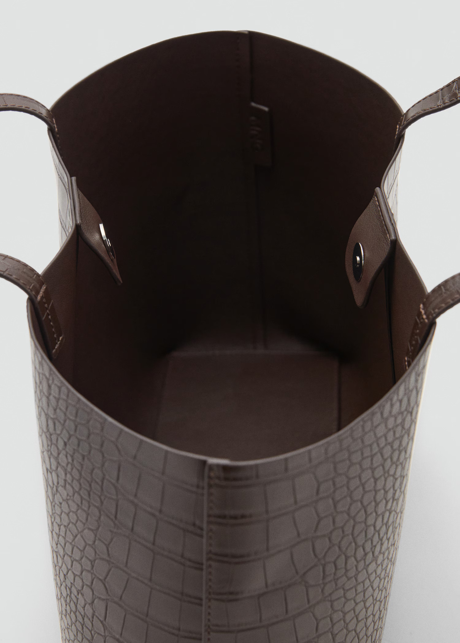 Shopper bag with double handle - Women | MANGO USA | Mango (US/MX/AU)