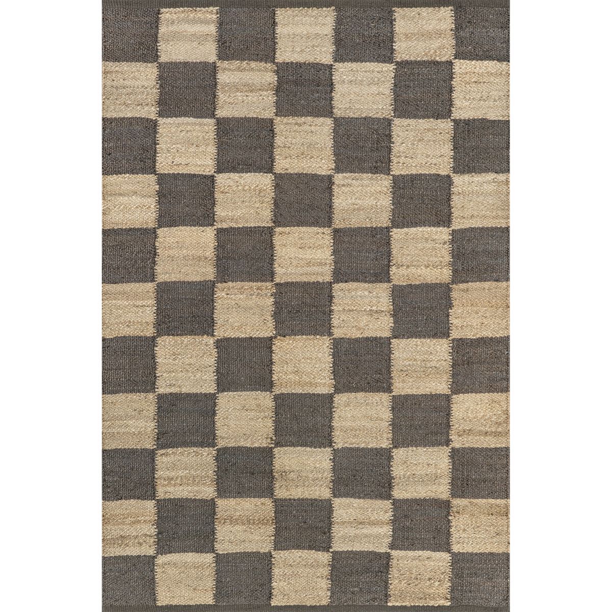 Christana Traditional Checkered Jute Area Rug | Target
