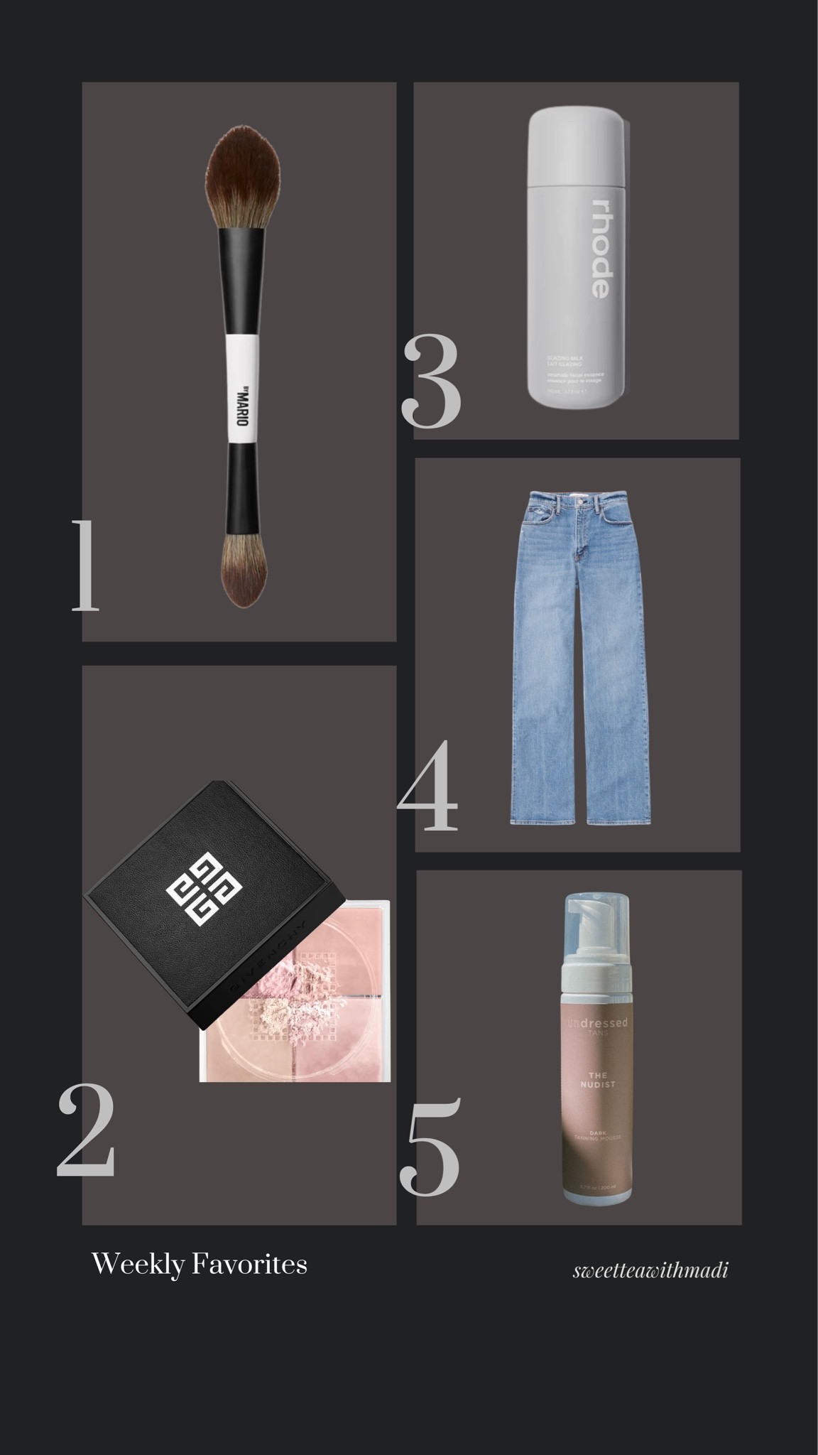 Our favorites from the last week! 

Bestsellers, Abercrombie, jeans, best denim, 90s aesthetic, Sephora makeup, sweetteawithmadi, Madi messer 

#LTKbeauty #LTKstyletip #LTKMostLoved