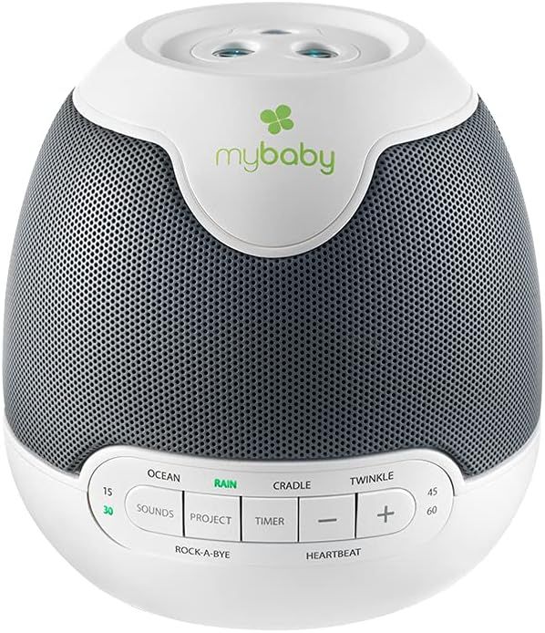 MyBaby, SoundSpa Lullaby - Sounds & Projection, Plays 6 Sounds & Lullabies, Image Projector Featurin | Amazon (US)