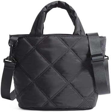 BAGSMART Crossbody Bags for Women, Lightweight Purses for Women, Quilted Puffer Tote Handbags for... | Amazon (US)