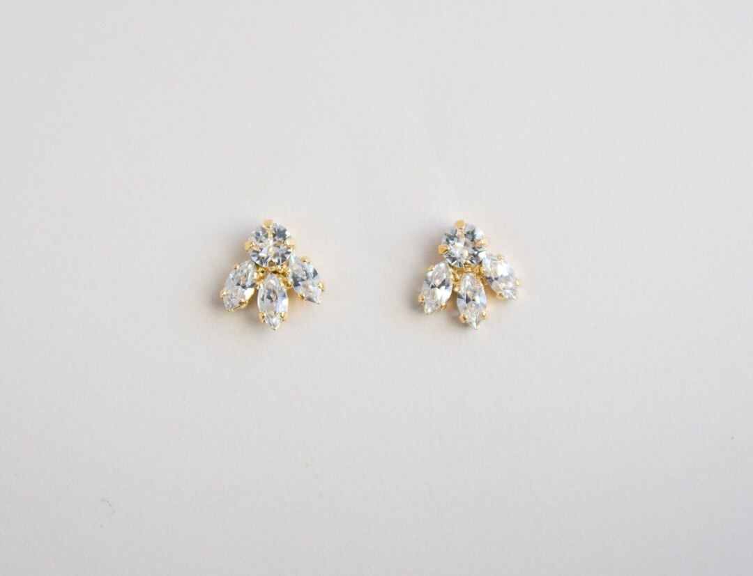 Cluster Earrings Diamond Studs Party Jewelry Gifts for - Etsy | Etsy (US)