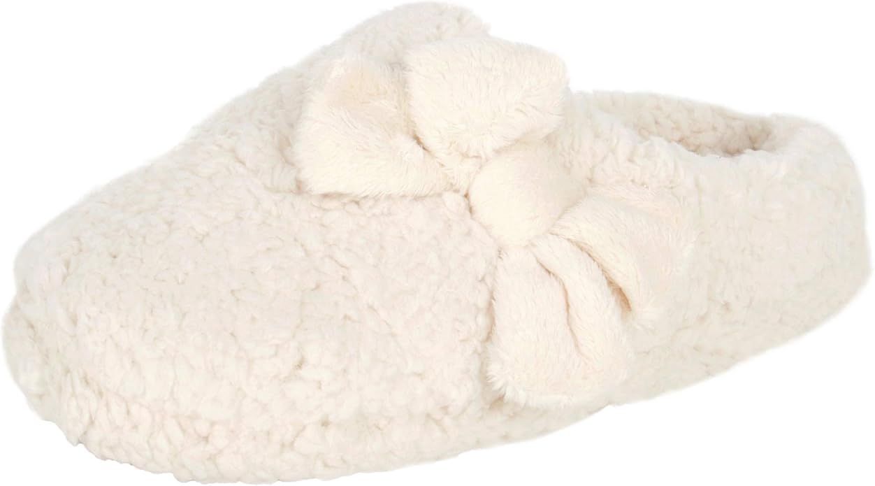 Jessica Simpson Women's Plush Marshmallow Slide on House Slipper Clog with Memory Foam | Amazon (US)
