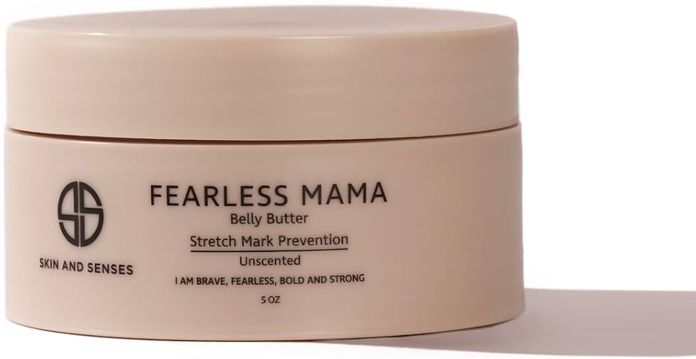 Fearless Mama Belly Butter – Unscented Stretch Mark Cream for Pregnancy – Natural Moisturizer... | Amazon (US)