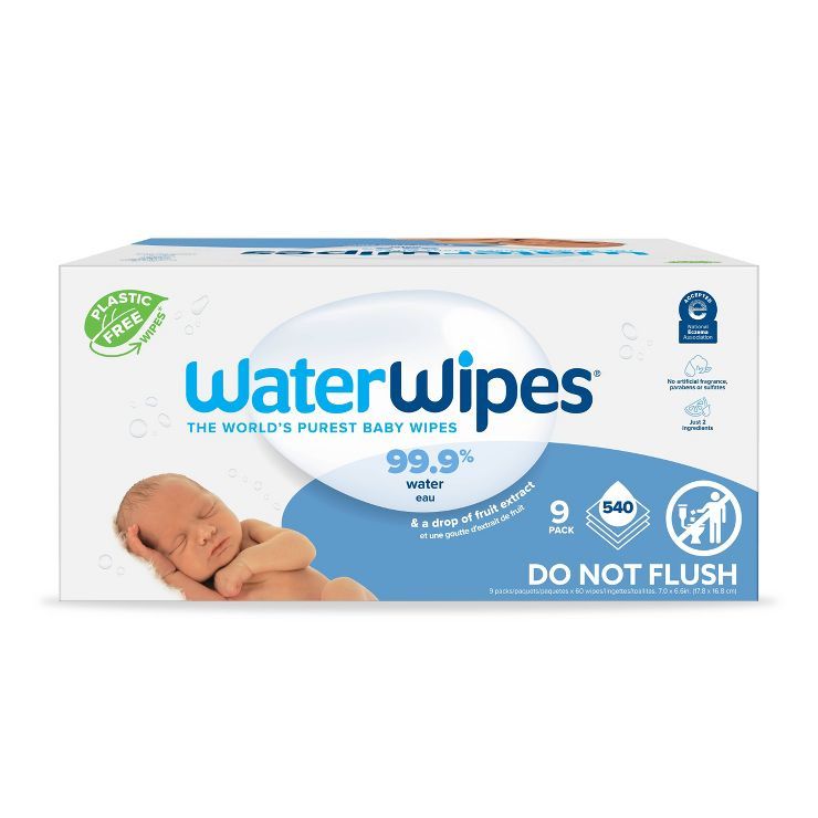 WaterWipes Plastic-Free Original Unscented 99.9% Water Based Baby Wipes - (Select Count) | Target