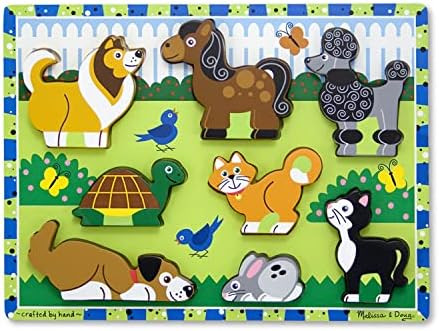 Melissa & Doug Pets Wooden Chunky Puzzle (8 pcs) | Amazon (US)
