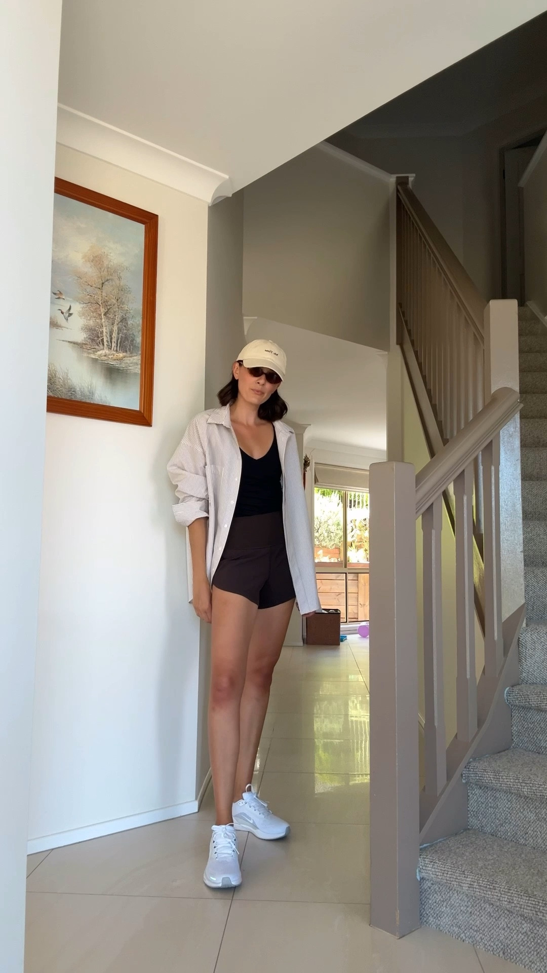 An outfit I repeat day in, day out! Shorts, tank and oversized shirt. All from Nimble Activewear. The perfect walk to coffee outfit x 

#LTKstyletip #LTKaustralia