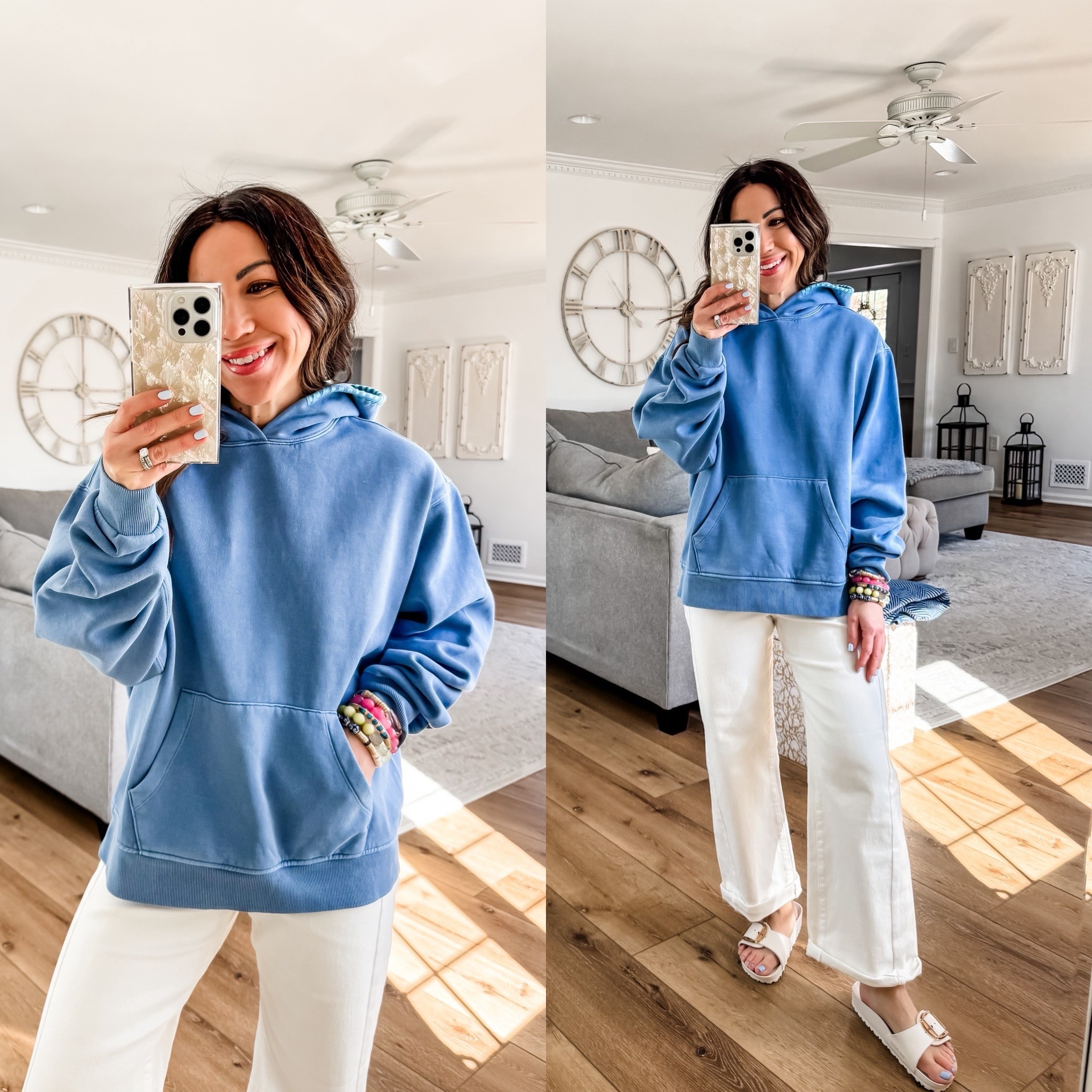 Small hoodie sweatshirt. 25 jeans



#LTKOver40 #LTKPetite