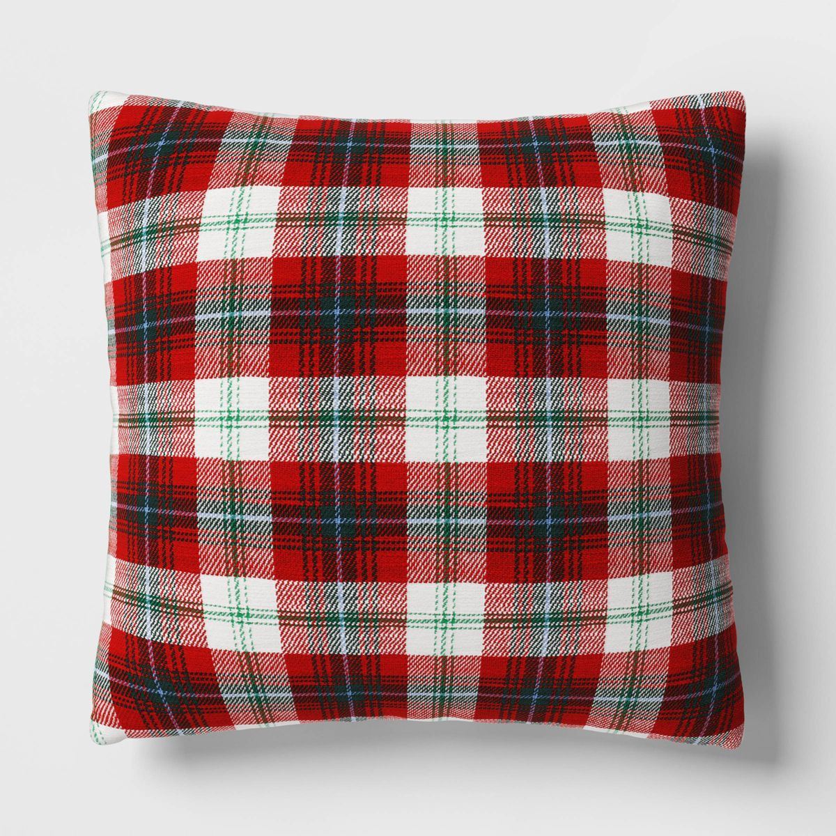 Oversized Woven Plaid Square Throw Pillow Multi - Threshold™ | Target