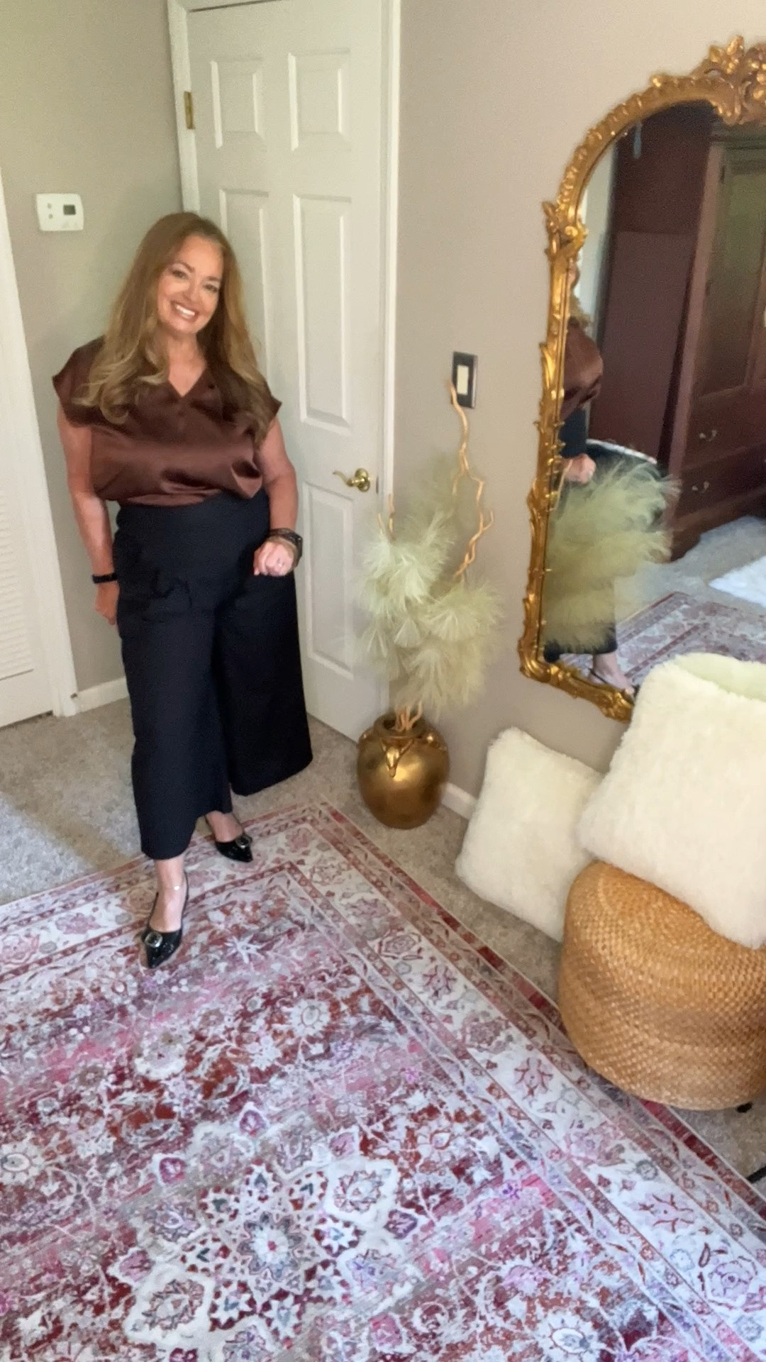 Line blend wide leg cropped trousers. Think perfect for workwear and weekend.

#LTKWorkwear #LTKMidsize #LTKOver40