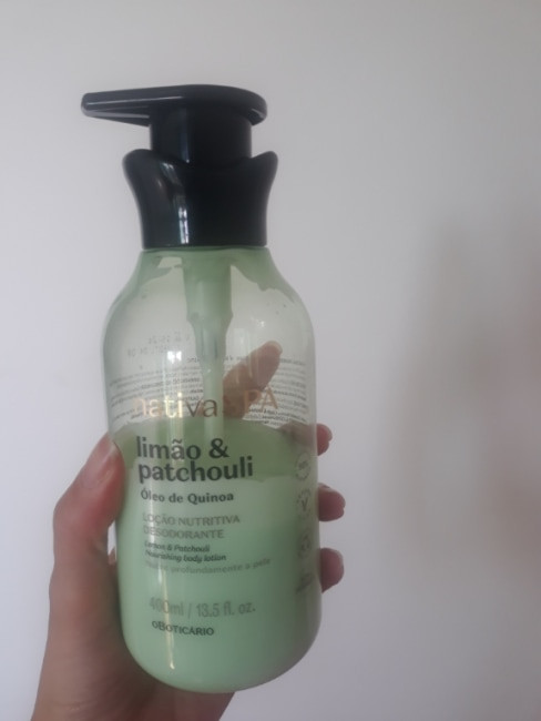 Loção Hidratante Desodorante Corporal Nativa SPA Limão e Patchouli 400ml | oBoticario (BR)