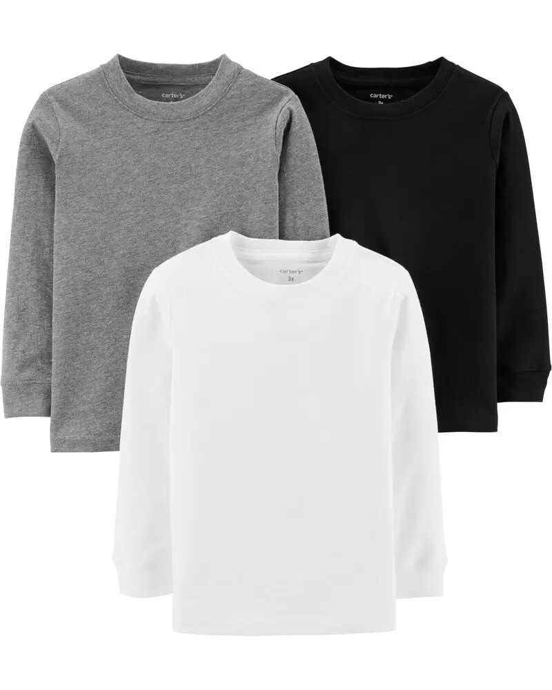 3-Pack Long-Sleeve Tees | Carter's