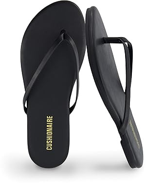 CUSHIONAIRE Cruise Women’s Minimalist Flip Flops – Ultra-Lightweight Summer Sandals with Non-... | Amazon (US)
