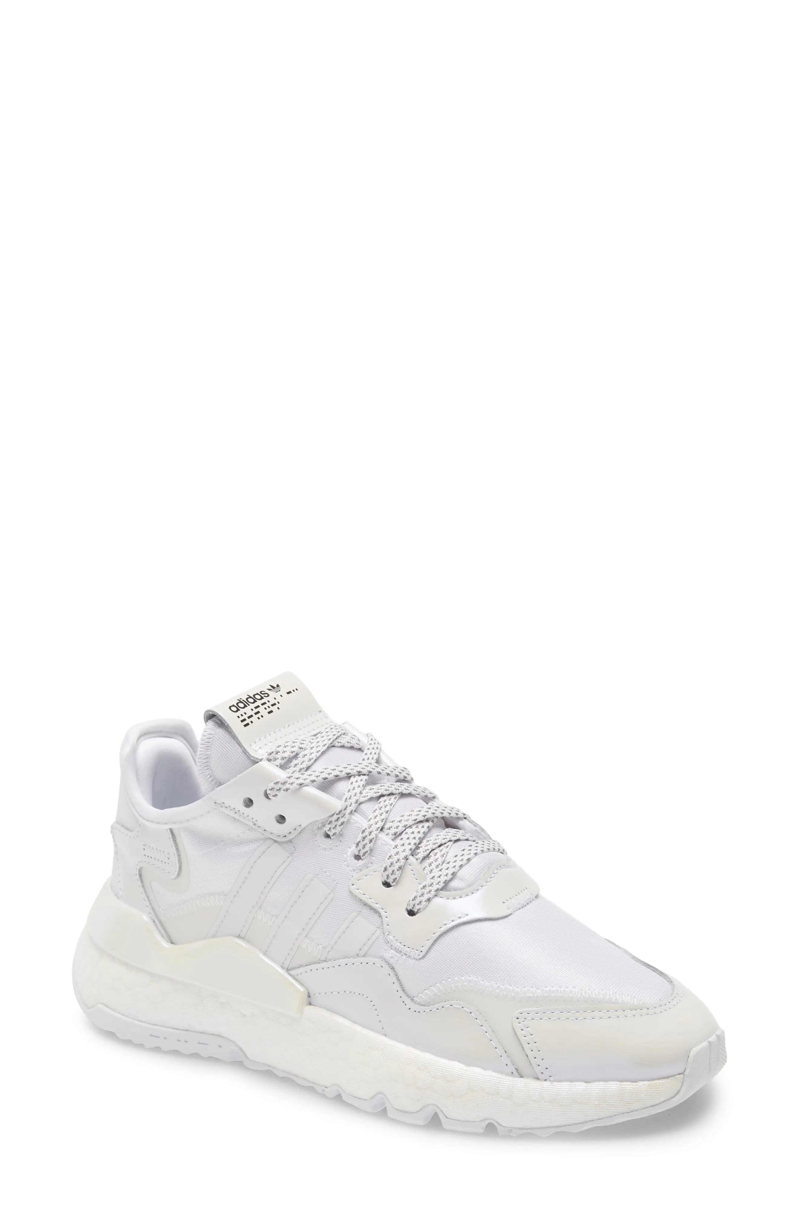 Women's Adidas Nite Jogger Sneaker, Size 8.5 Women's / 7.5 Men's M - White | Nordstrom