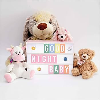 BONNYCO Pink Cinema Light Box with 400 Letters, Emojis, 2 Markers. Led Light Box Home Office and ... | Amazon (US)