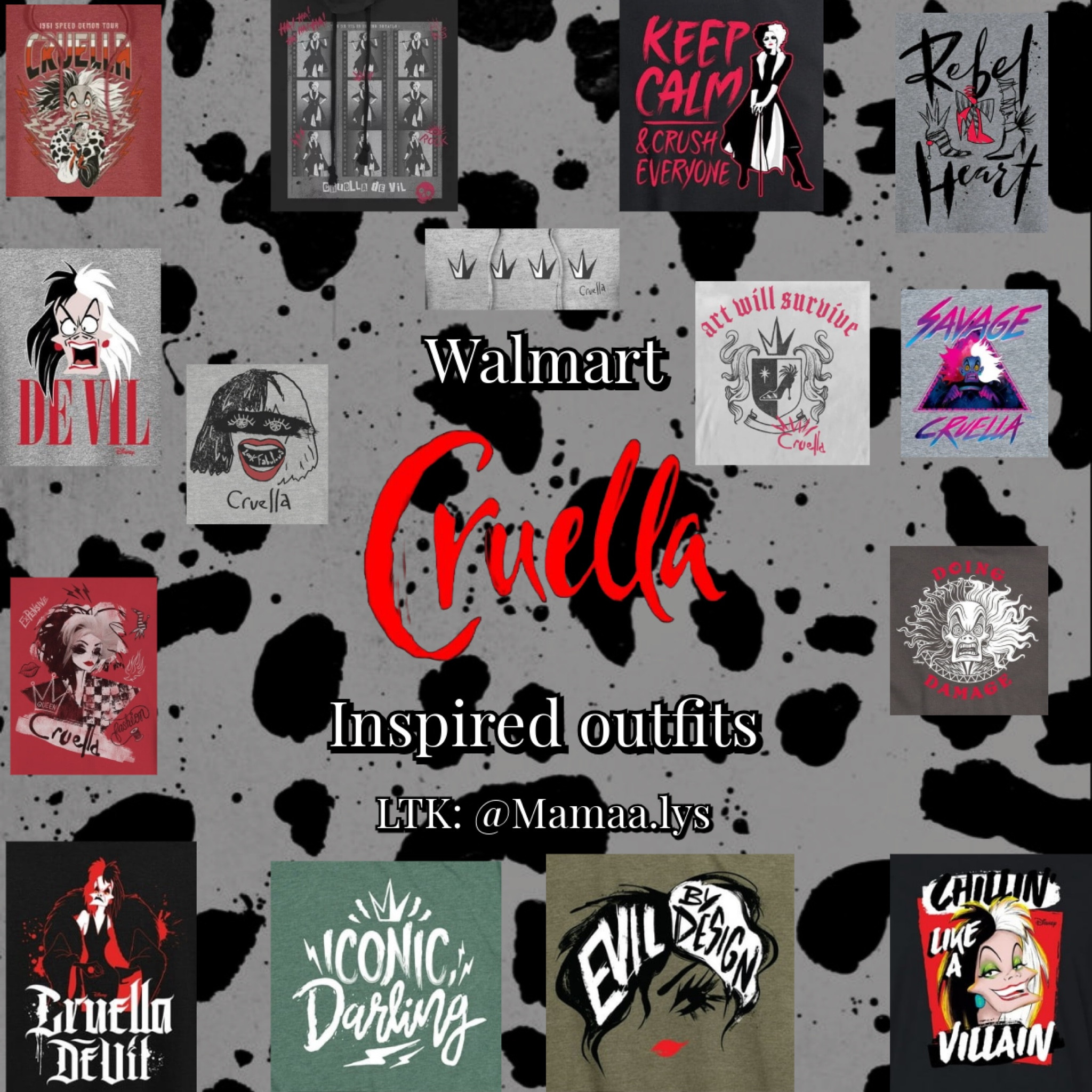 Cruella de Vil inspired outfits 💋 | Disney villains inspired outfits | Disney inspired outfits | Mickey’s not so scary Halloween party | Walmart 

#LTKParties #LTKFindsUnder50 #LTKFestival