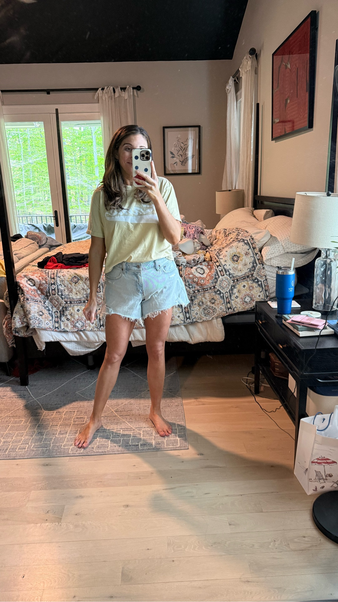 Rapid Abercrombie jean shorts try on! Wearing dad short in size 29 and a line in size 30. Run tts but size up if you’re in between sizes


#LTKMidsize #LTKvlog #LTKootd