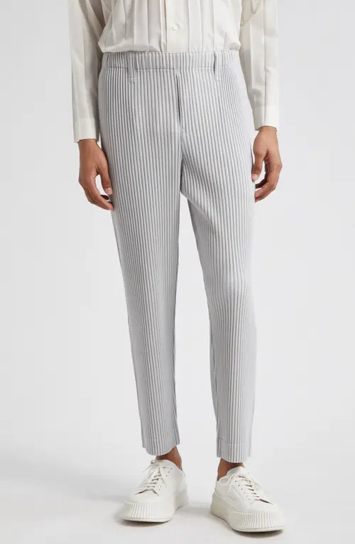 Homme Plissé Issey Miyake Pleated Pull-On Pants in Light Gray at Nordstrom, Size 2 | Nordstrom