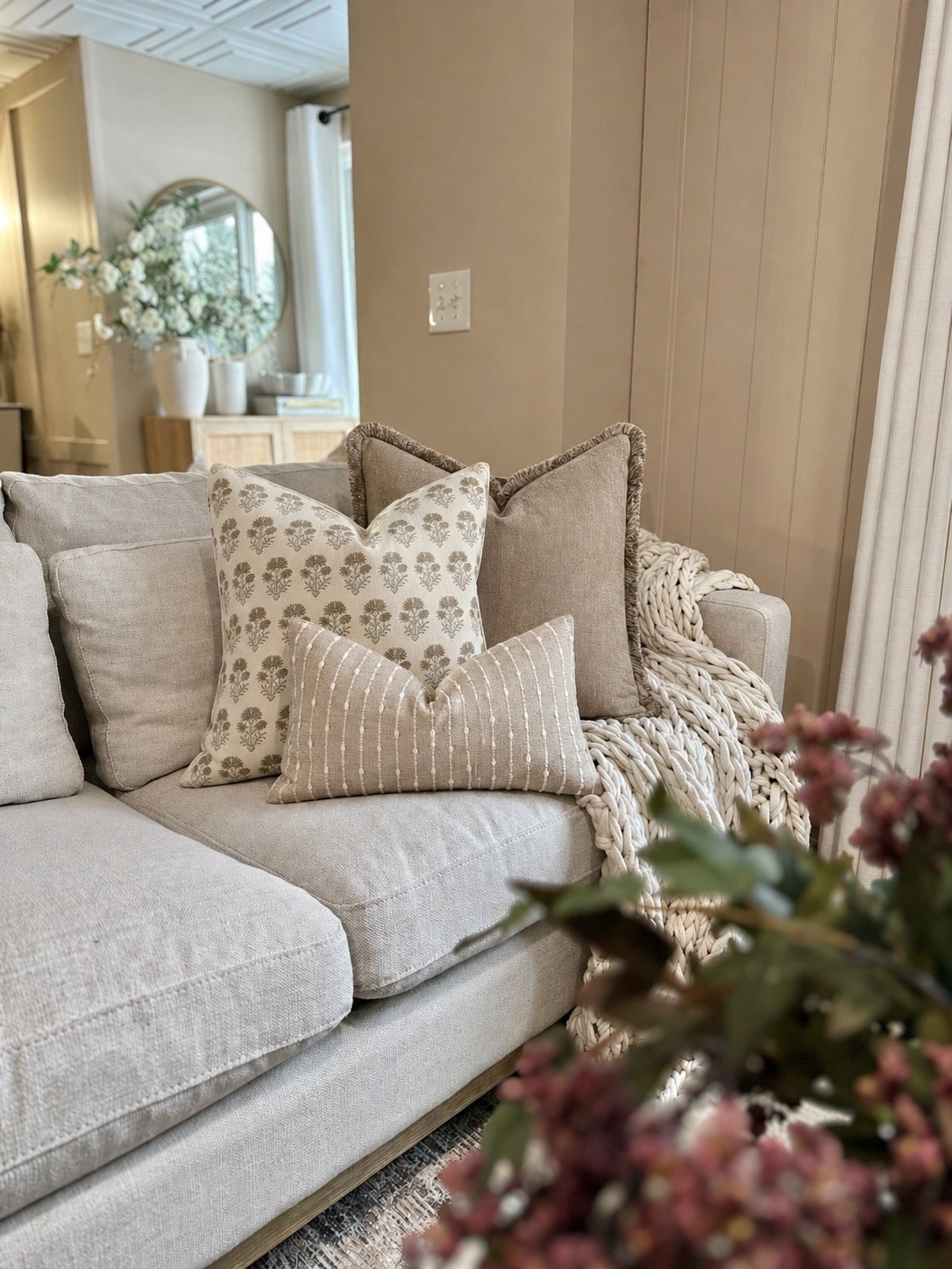 Neutral Layered Pillow Covers That Look Designer (Budget Friendly Amazon Finds)

If your living room needs a quick refresh… this is it. These neutral pillow covers instantly elevate your sofa with layered texture and that high-end, styled look—without the high price tag.

Think soft taupes, subtle patterns, and cozy textures that all work together effortlessly. The best part? You can swap these out seasonally and completely change the feel of your space in minutes.

These are the exact type of covers that give that full, plush, designer look when paired with slightly oversized inserts (trust me… it makes all the difference).

Follow @farmtotablecreations on Instagram for more finds like this 🤍

#pillows #livingroomdecor #amazonhome #cozyhome #neutraldecor

pillow covers | neutral pillows | amazon home finds | living room pillows | throw pillows | beige decor | taupe decor | cozy living room | couch styling | pillow styling | budget home decor | amazon decor | textured pillows | layered pillows | modern living room | warm neutral decor | home styling ideas | sofa decor | living room refresh | affordable decor | designer look for less | home finds | neutral home | cozy textures | amazon finds

#LTKHome #LTKSaleAlert