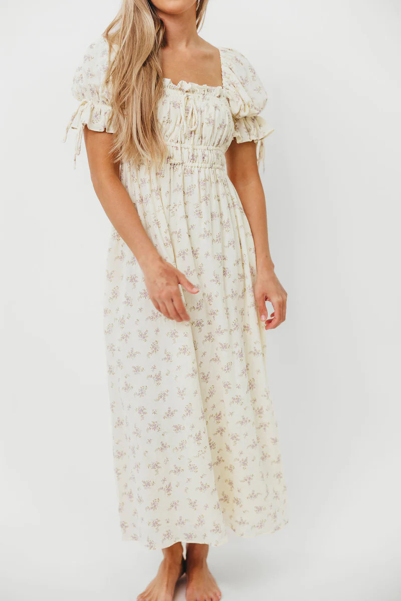 Savanna Steppe 100% Cotton Dress in Lilac - Bump Friendly & Inclusive | Worth Collective